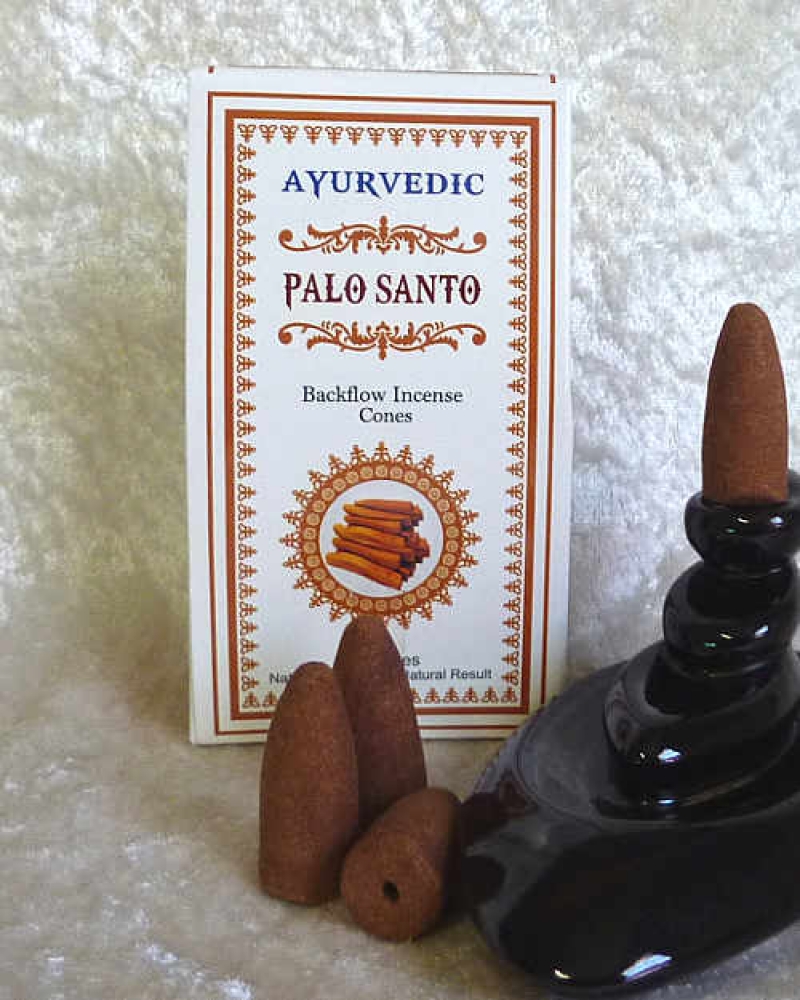 Palo Santo Rückfluss Wasserfall Räucherkegel Ayurvedisch